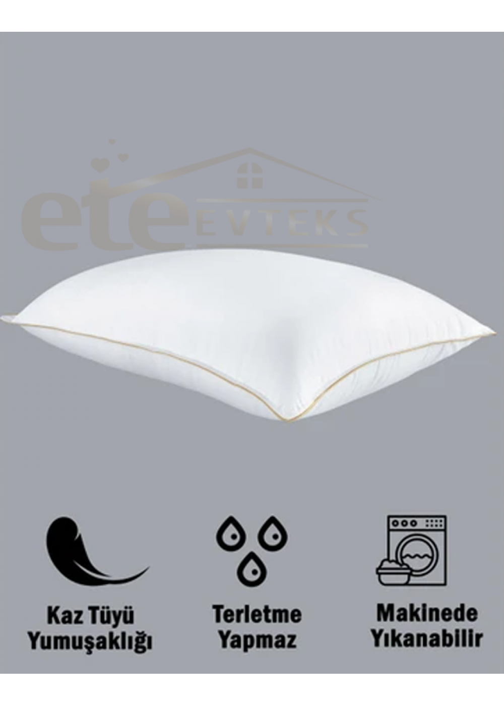 ETEHOMETEX Microjel Dolgu Yastık 1200 gr 50x70cm 8696474231904