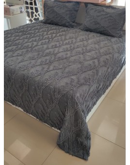 ÇAPA HOME HAVİN ÇİFT KİŞİLİK YATAK ÖRTÜSÜ ANTRASİT 8696474231642