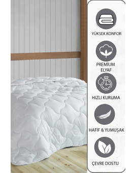 ETE HOMETEX TEK KİŞİLİK MİCROFİBER YORGAN 155X215 CM 8696474231437