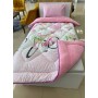 ETE HOMETEX TEK KİŞİLİK LÜX WELSOFT YORGAN BİSİKLET PEMBE 155X215CM 8696474231865