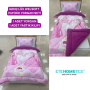 ETE HOMETEX TEK KİŞİLİK LÜX WELSOFT YORGAN PRENSES MÜRDÜM 155X215CM 8696474231855