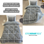 ETE HOMETEX TEK KİŞİLİK LÜX WELSOFT YORGAN SAFİR GRİ 155X215CM 8696474231850